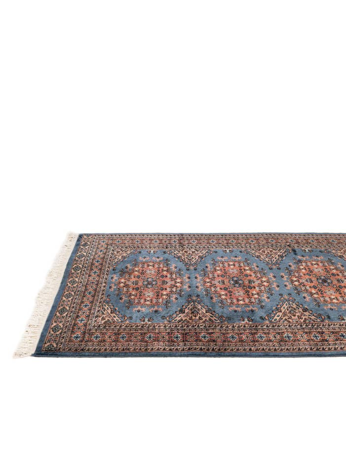Detail image of 4' 4 x 5' 11 Hand Knotted Bokhara Wool Rug