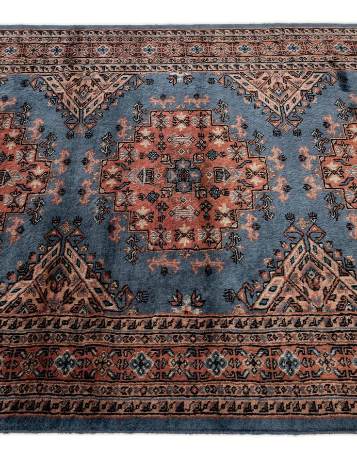 Detail image of 4' 4 x 5' 11  Hand Knotted Bokhara Wool Rug