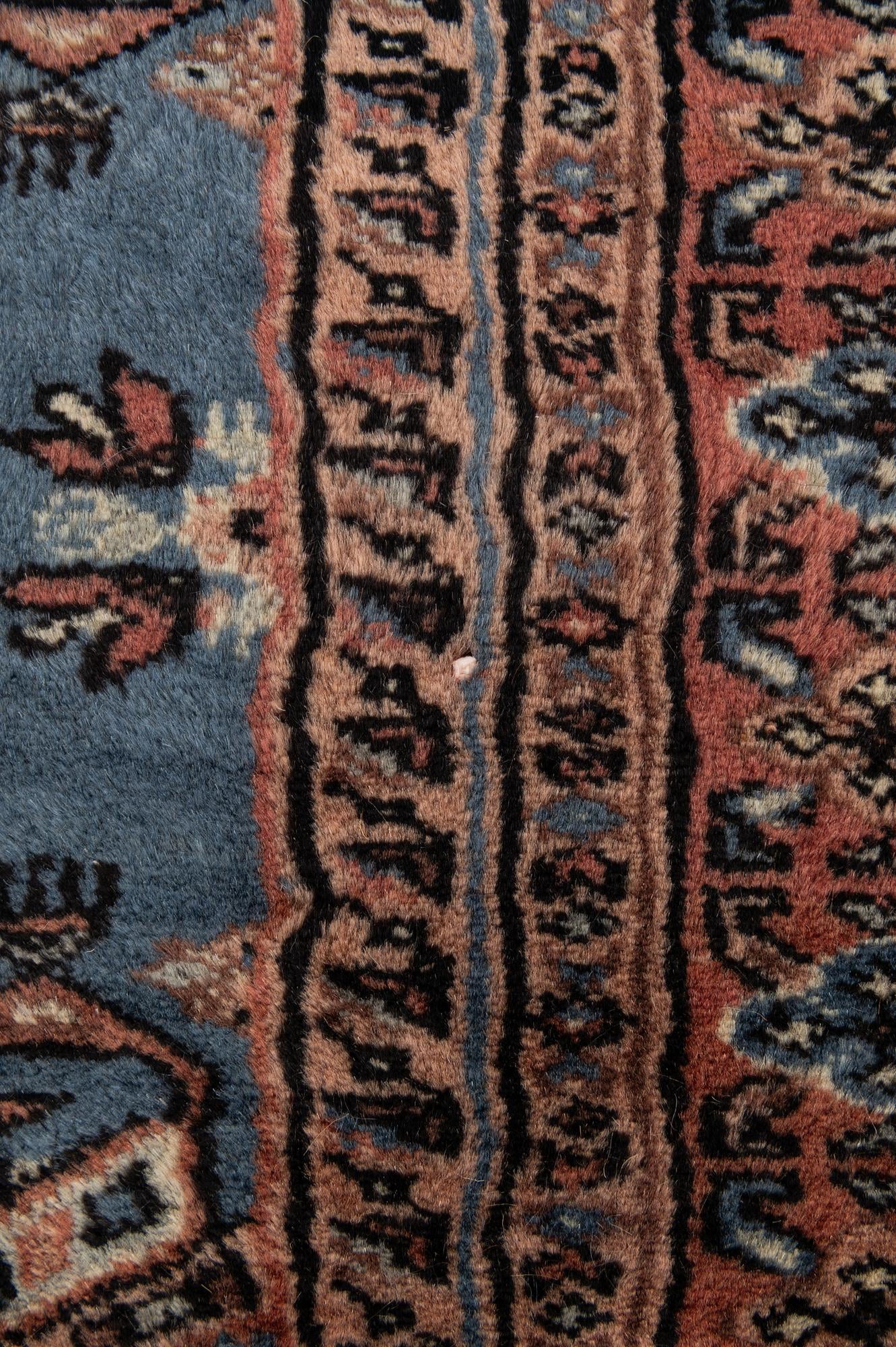 4' 4 x 5' 11 Hand Knotted Bokhara Wool Rug