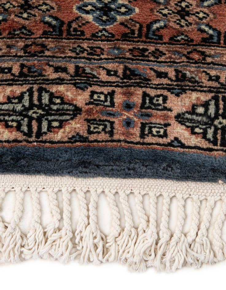 Detail image of 4' 4 x 5' 11  Hand Knotted Bokhara Wool Rug