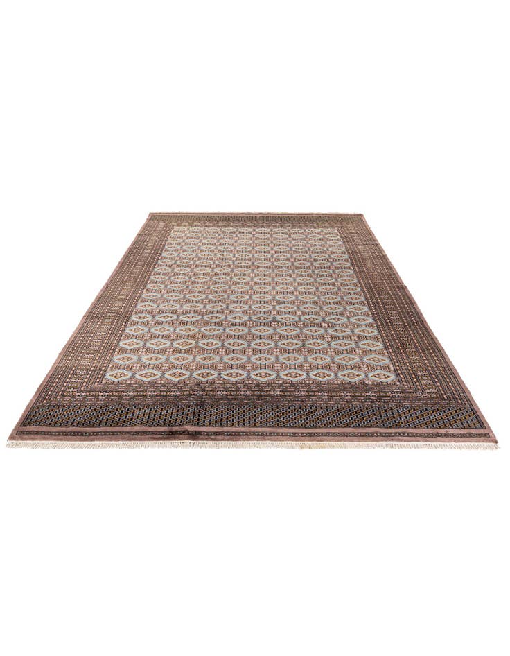 Detail image of 7' 3 x 10' 3  Hand Knotted Bokhara Oriental Wool Rug