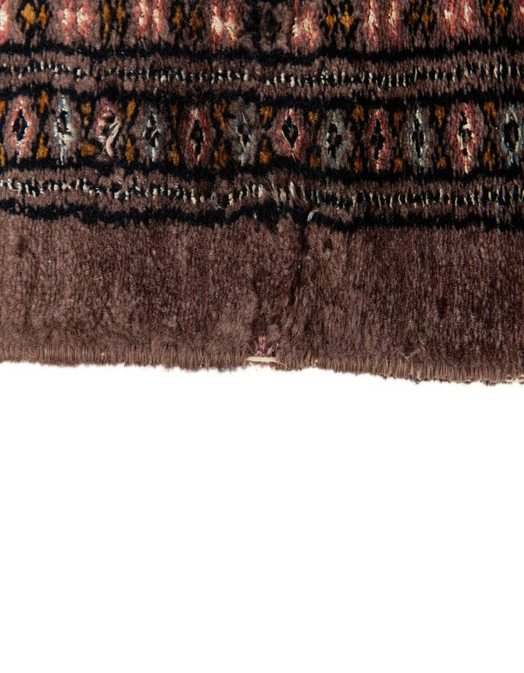 Detail image of 7' 3 x 10' 3  Hand Knotted Bokhara Oriental Wool Rug