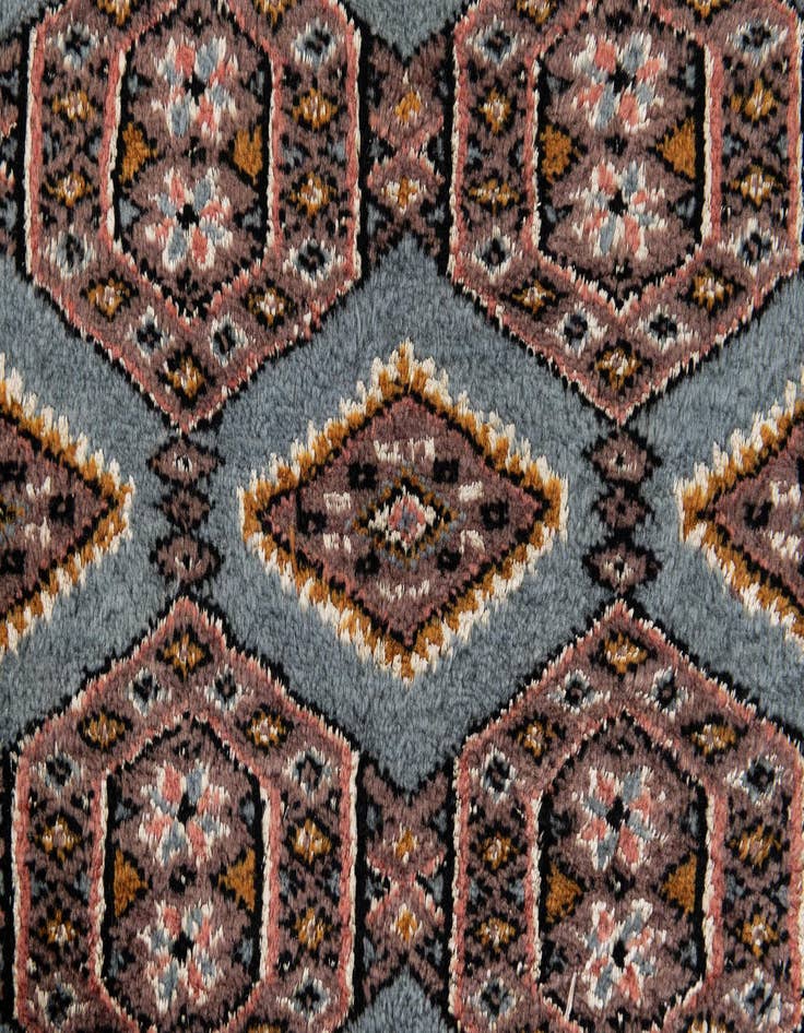 Detail image of 7' 3 x 10' 3  Hand Knotted Bokhara Oriental Wool Rug