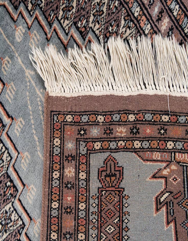 Detail image of 2' 1 x 3' 1  Hand Knotted Bokhara Oriental Wool Rug