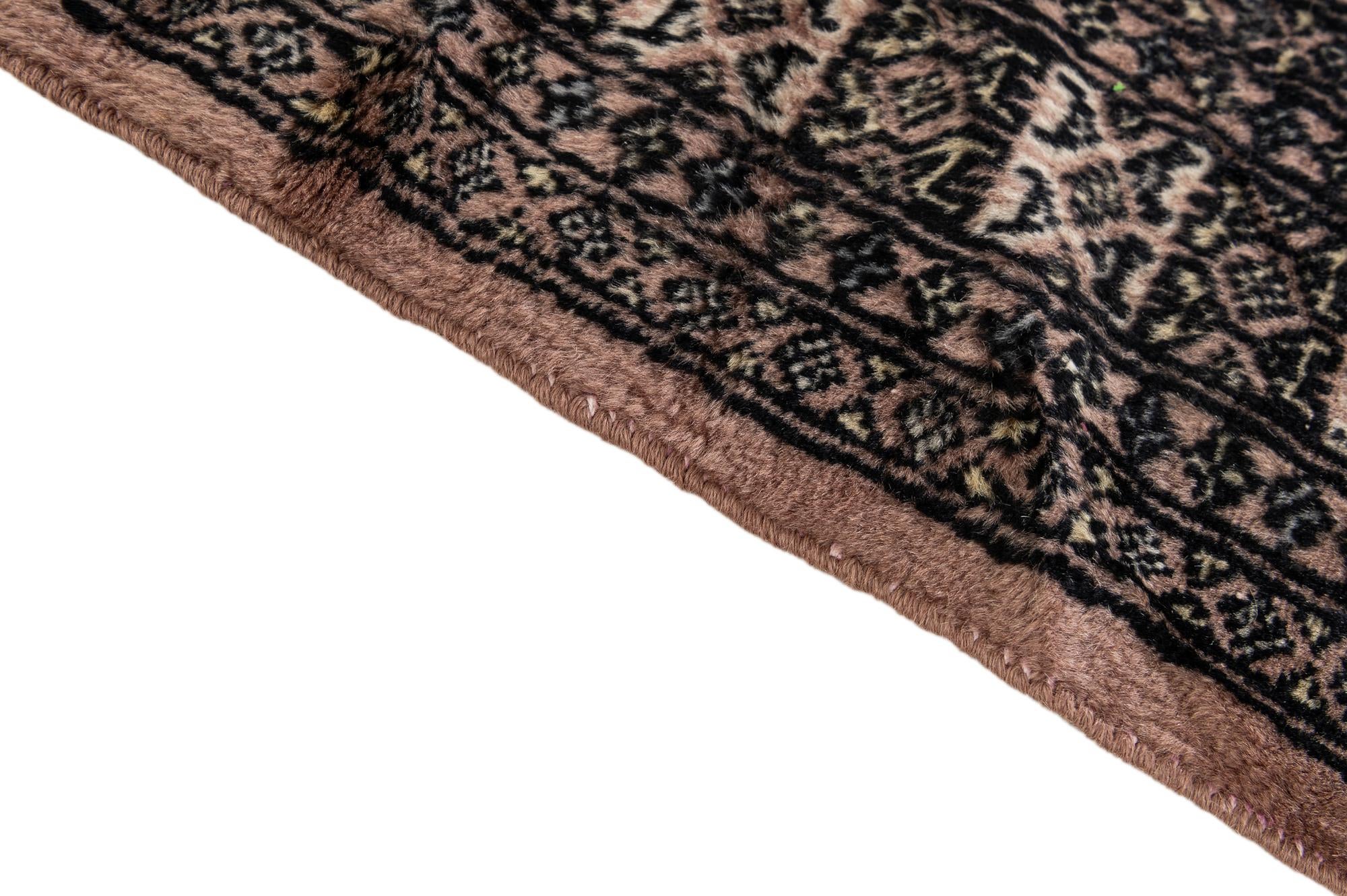 2' 7 x 3' 10 Hand Knotted Bokhara Oriental Wool Rug