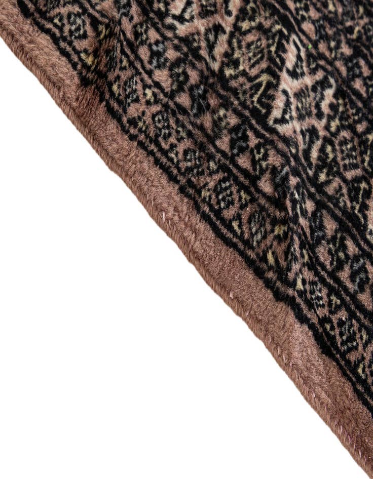 Detail image of 2' 7 x 3' 10  Hand Knotted Bokhara Oriental Wool Rug