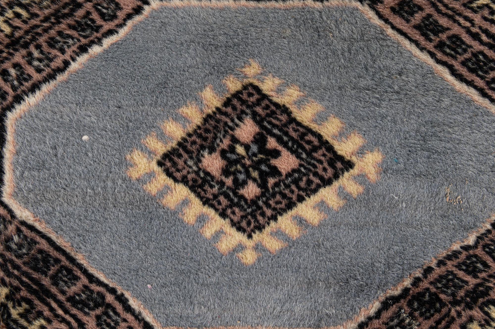 2' 7 x 3' 10 Hand Knotted Bokhara Oriental Wool Rug