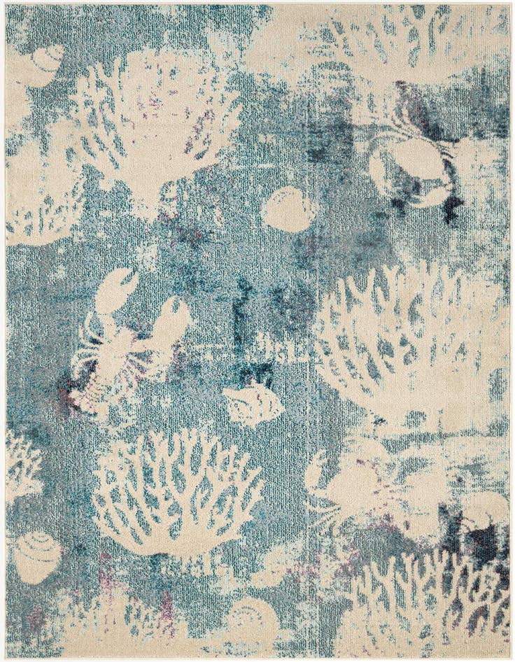 Detail image of 5' x 8' Washable Capri Rug