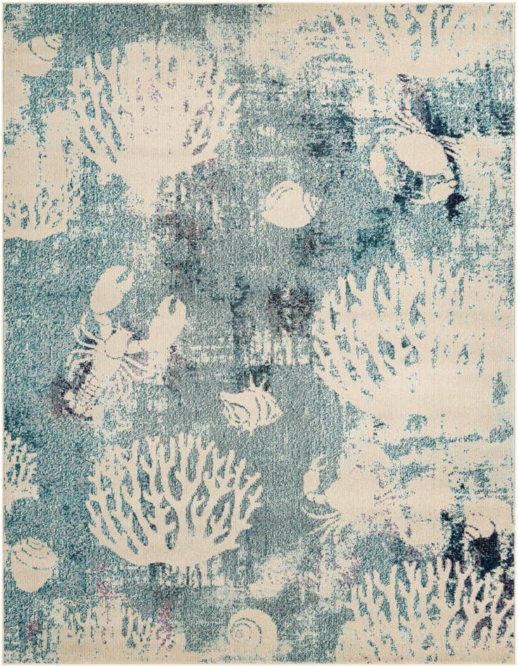Detail image of 6' x 9' Washable Capri Rug