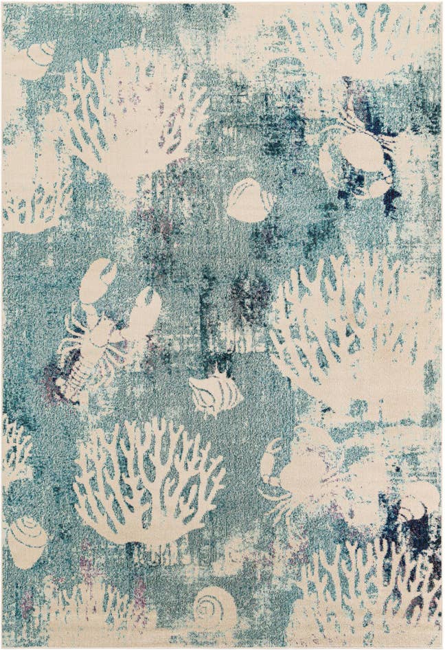 Detail image of 7' 1 x 10' Washable Capri Rug