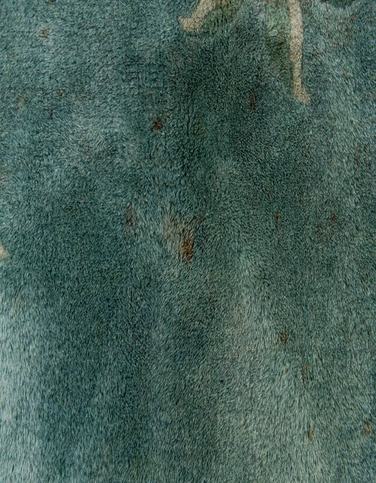 Detail image of 8' 4 x 11' 7  Hand Knotted Carved Pekin Wool Rug