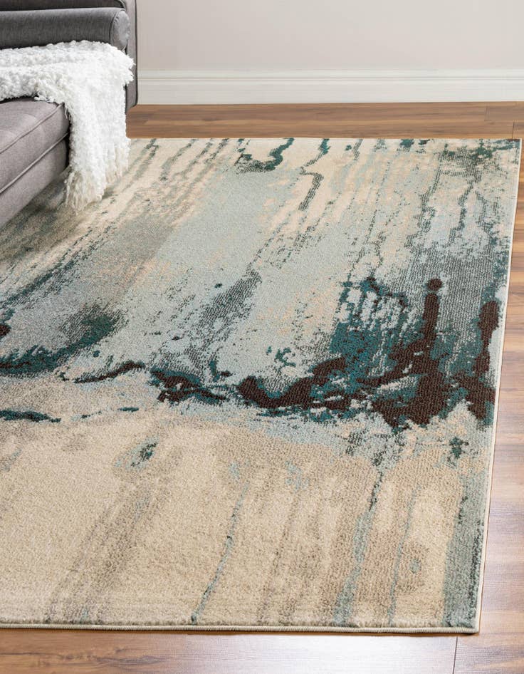 Detail image of 3' 3 x 5' 3 Washable Casablanca Rug