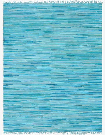 9' x 12' Hand Woven Chindi Cotton Rug