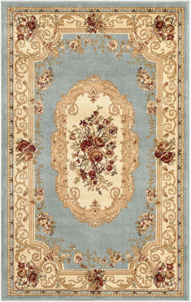 3' x 5' 3 Classic Aubusson Rug