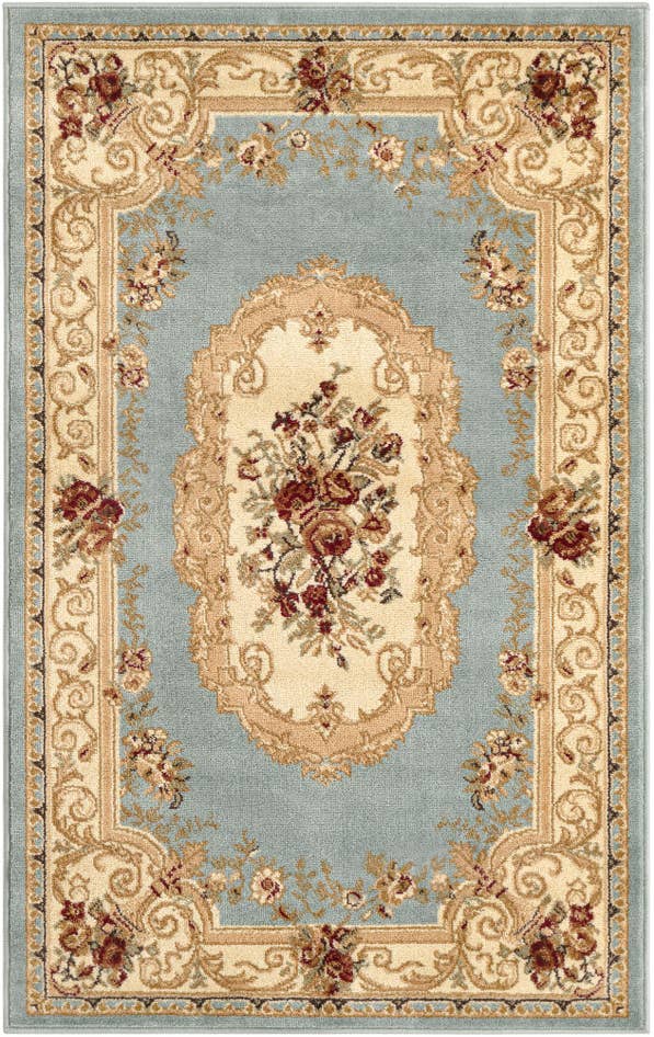 Detail image of 3' x 5' 3 Classic Aubusson Rug
