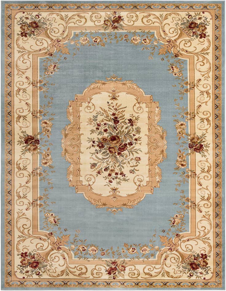 Detail image of 10' 6 x 16' 5 Classic Aubusson Rug