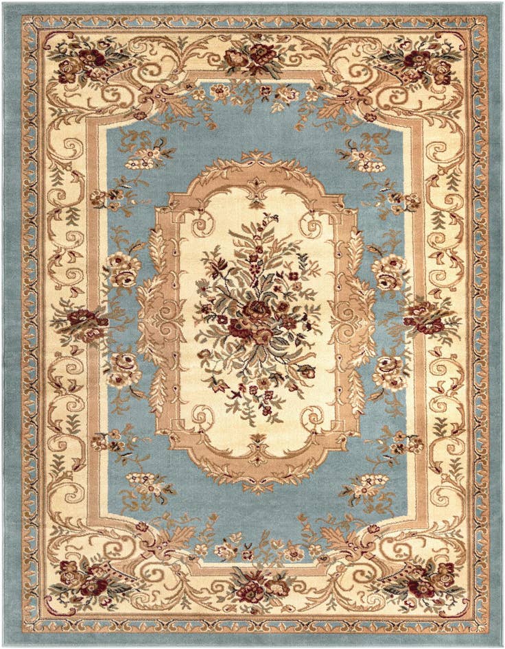 Detail image of 6' x 9' Classic Aubusson Rug
