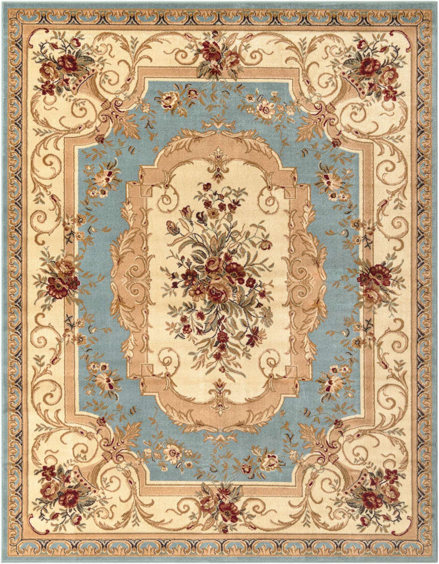 7' 10 x 10' Classic Aubusson Rug