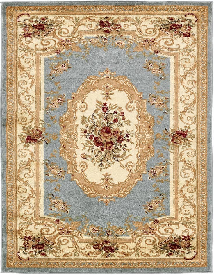 Detail image of 4' x 6' Classic Aubusson Rug