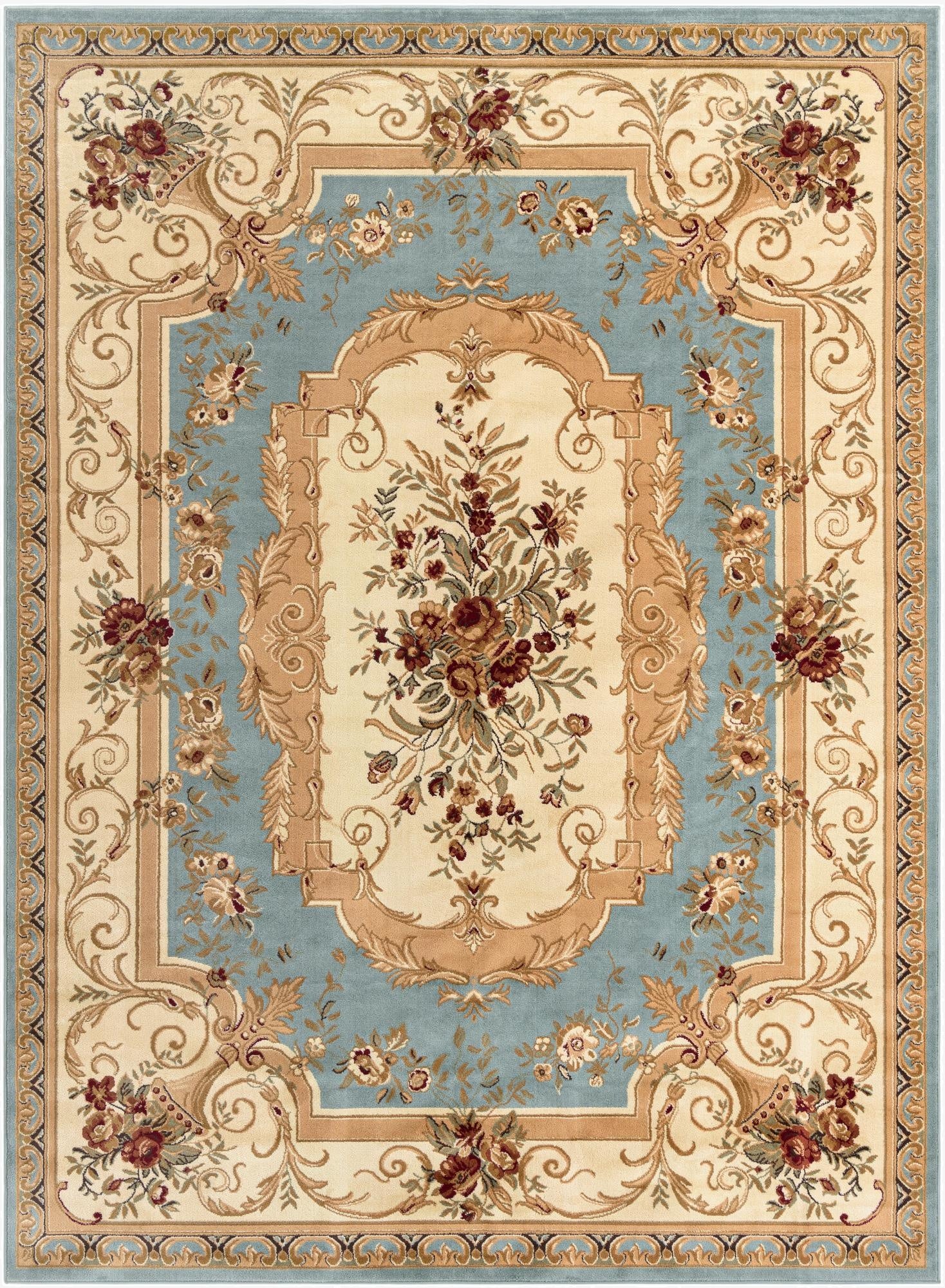 Primary image 9' x 12' Classic Aubusson Rug