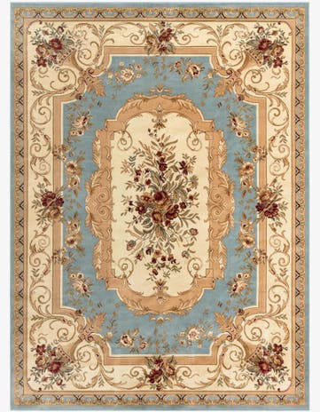 9' x 12' Classic Aubusson Rug
