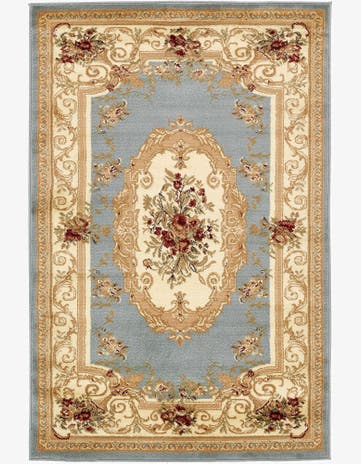 4' x 6' Classic Aubusson Rug