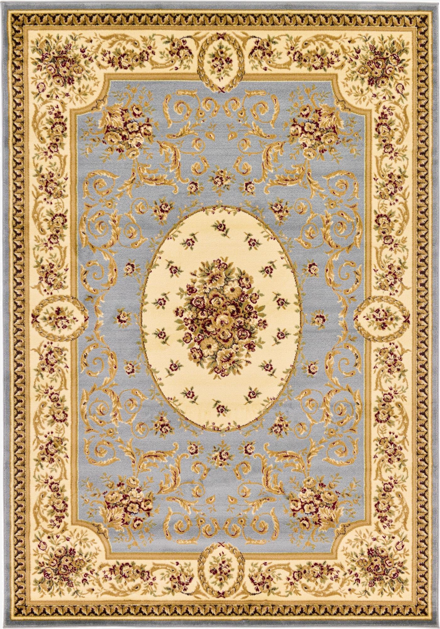 7' x 10' Classic Aubusson Rug
