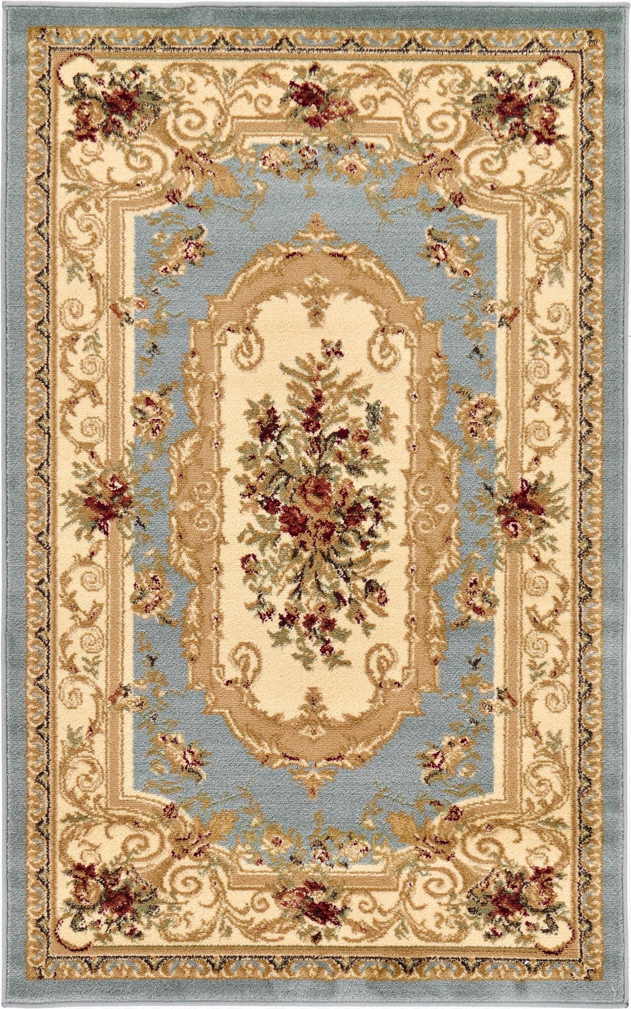 5' 3 x 8' Classic Aubusson Rug