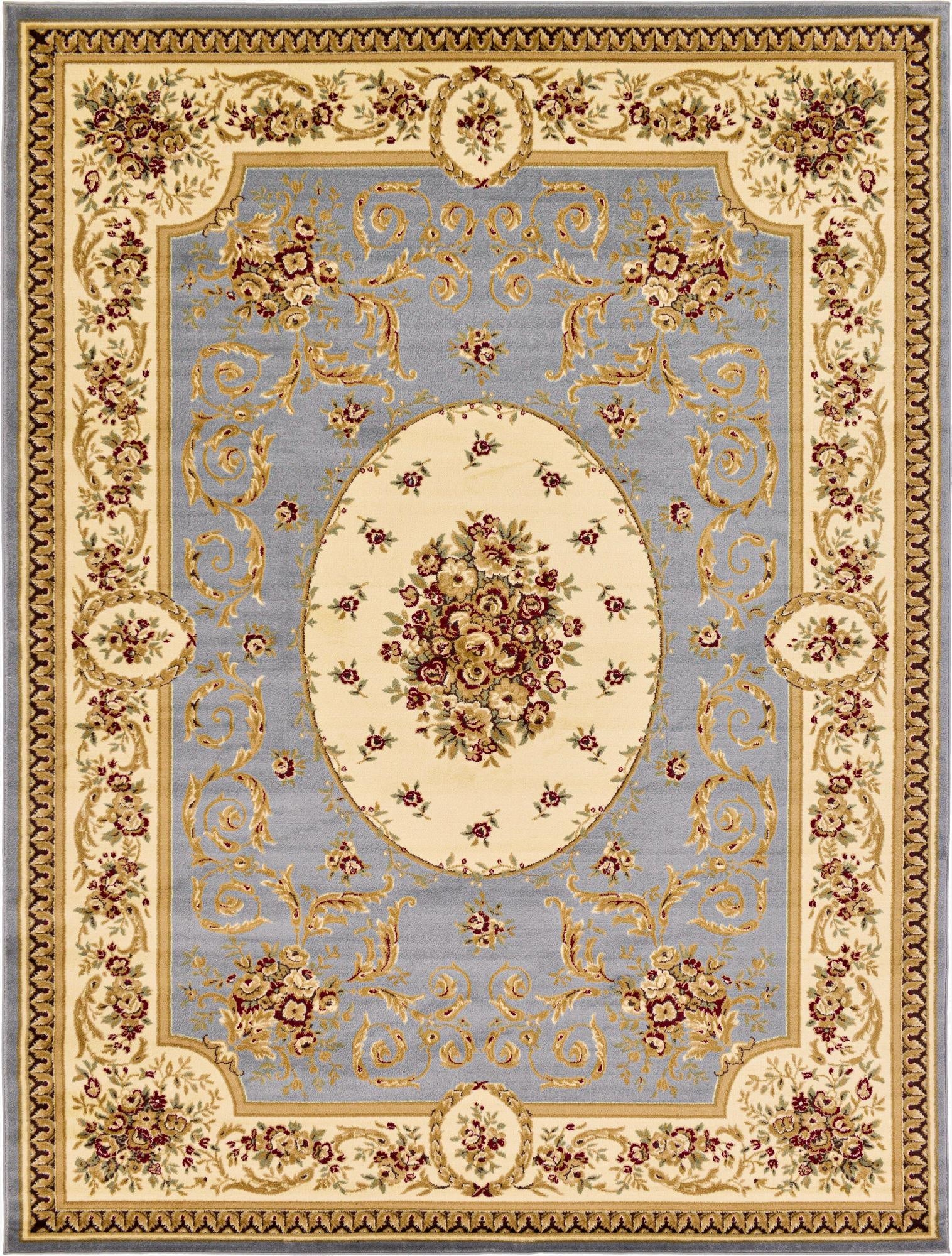 9' x 12' Classic Aubusson Rug