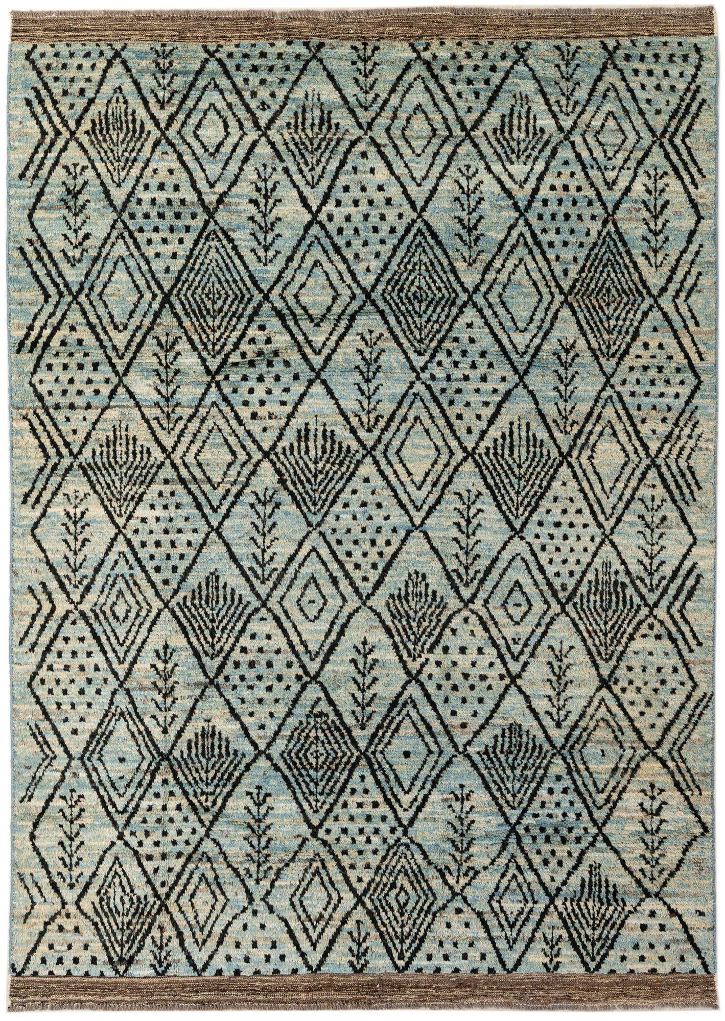 6' 6 x 9' 2 Hand Knotted Darya Wool Rug