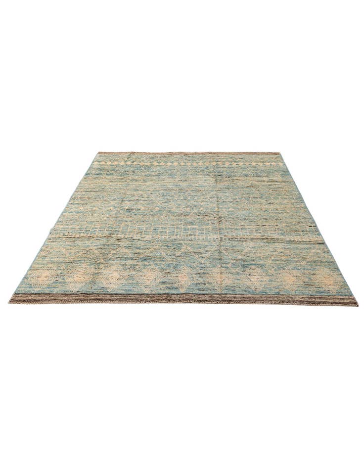 Detail image of 6' 3 x 9' 6 Hand Knotted Darya Wool Rug