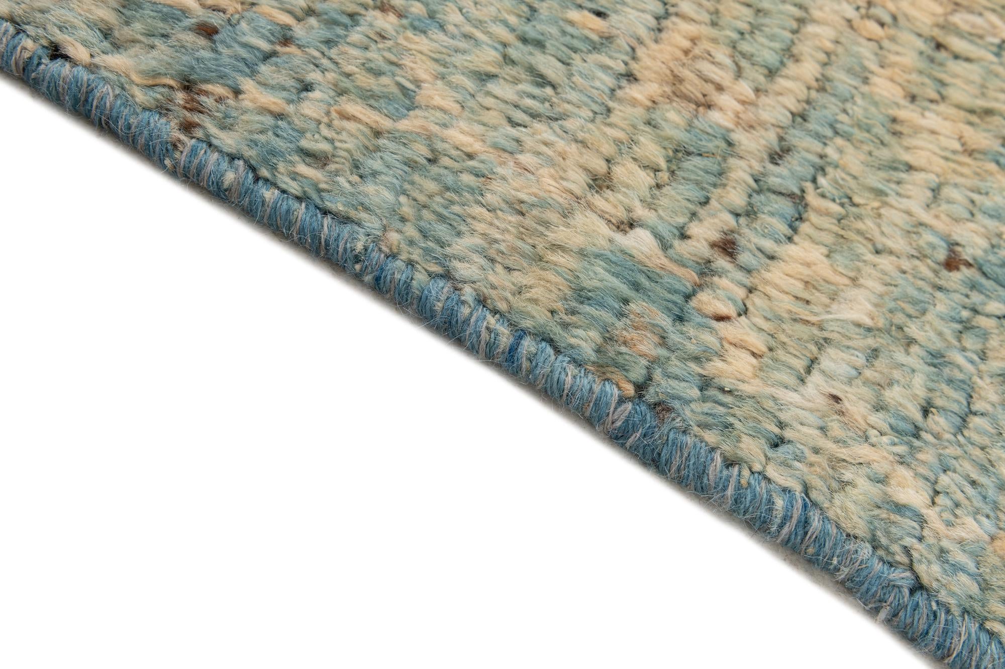 6' 3 x 9' 6 Hand Knotted Darya Wool Rug