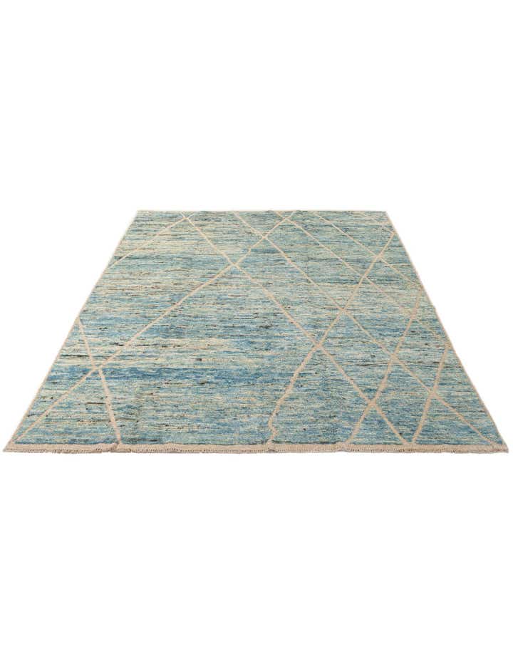 6' 10 x 9' 10 Hand Knotted Darya Wool Rug