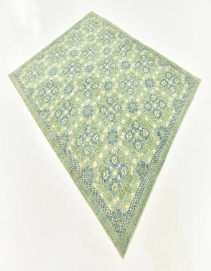 Detail image of 5' 10 x 7' 4 Hand Knotted Darya Oriental Rug
