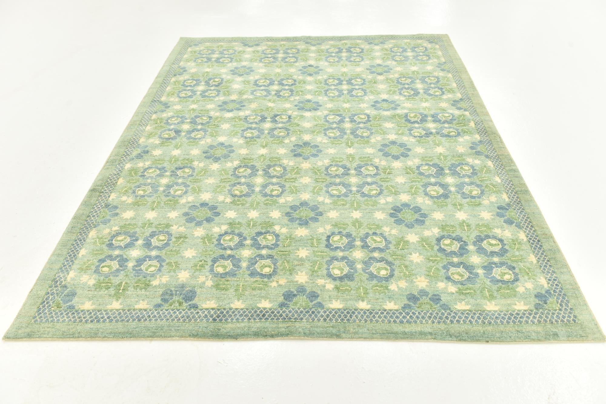 5' 10 x 7' 4 Hand Knotted Darya Oriental Rug