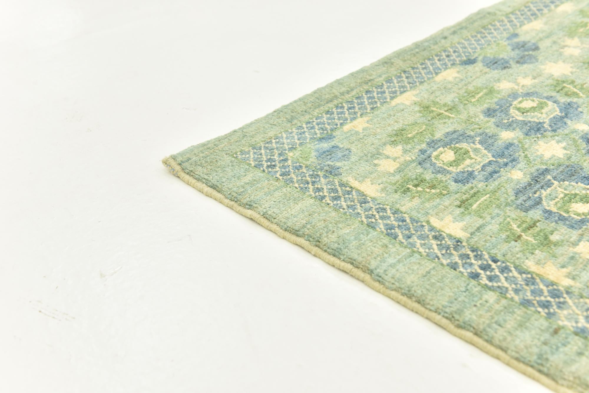 5' 10 x 7' 4 Hand Knotted Darya Oriental Rug