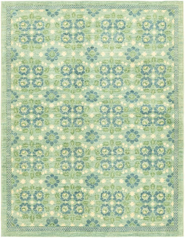 Detail image of 5' 10 x 7' 4 Hand Knotted Darya Oriental Rug
