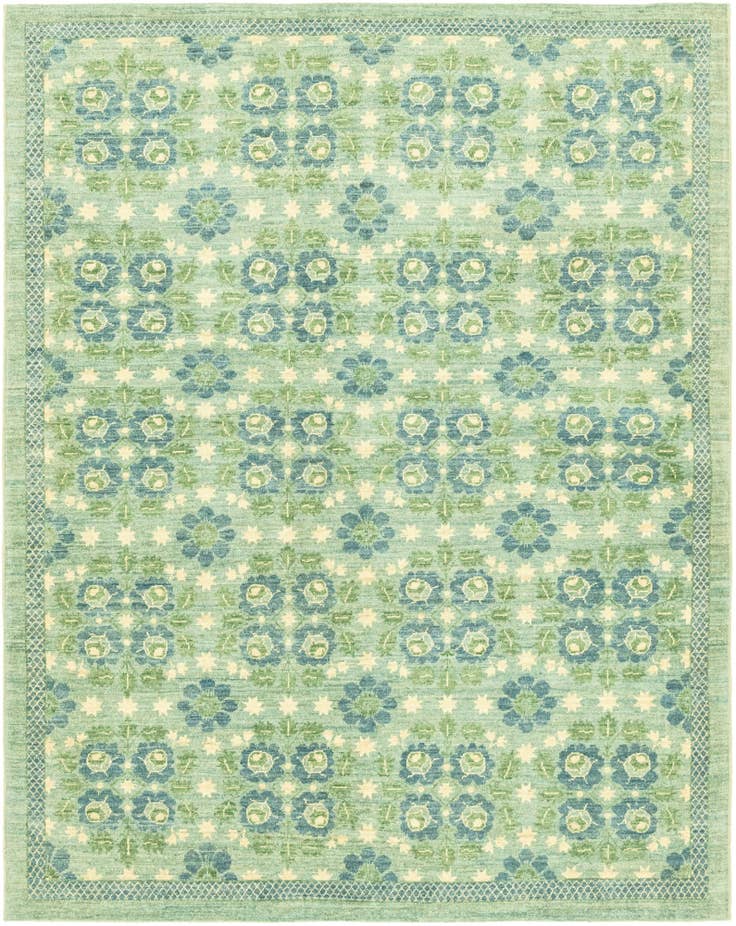 Detail image of 5' 10 x 7' 4 Hand Knotted Darya Oriental Rug