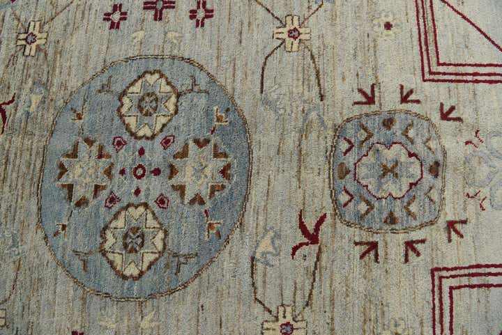 6' 8 x 10' 2 Hand Knotted Darya Wool Rug