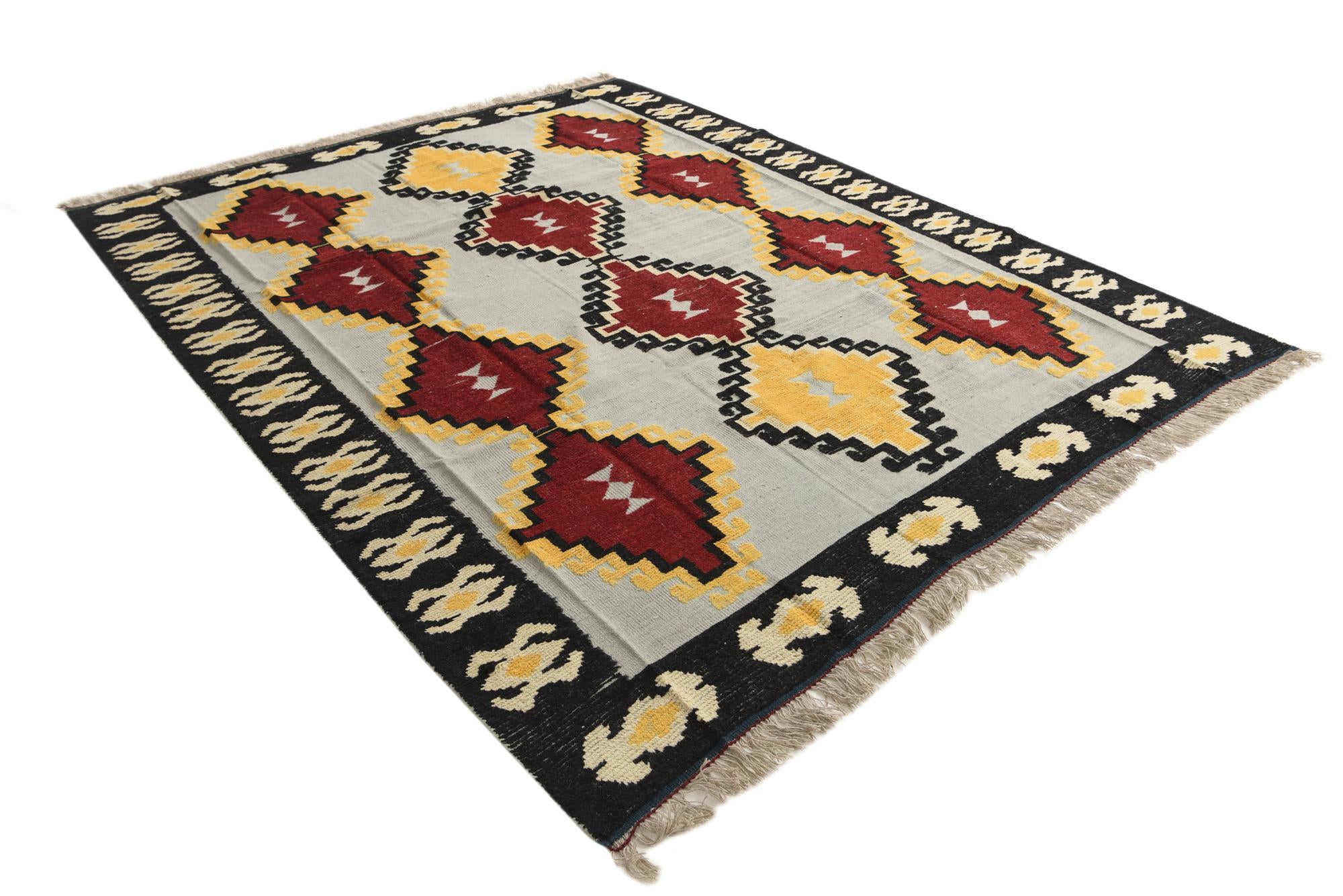 8' 4 x 10' 6 Hand Knotted Darya Wool Rug