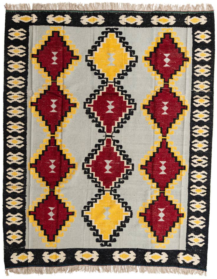 Detail image of 8' 4 x 10' 6 Hand Knotted Darya Wool Rug