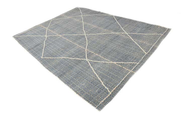 7' 8 x 9' 11 Hand Knotted Darya Wool Rug