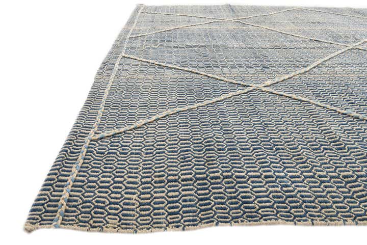 7' 8 x 9' 11 Hand Knotted Darya Wool Rug