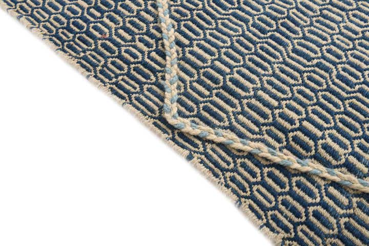 7' 8 x 9' 11 Hand Knotted Darya Wool Rug