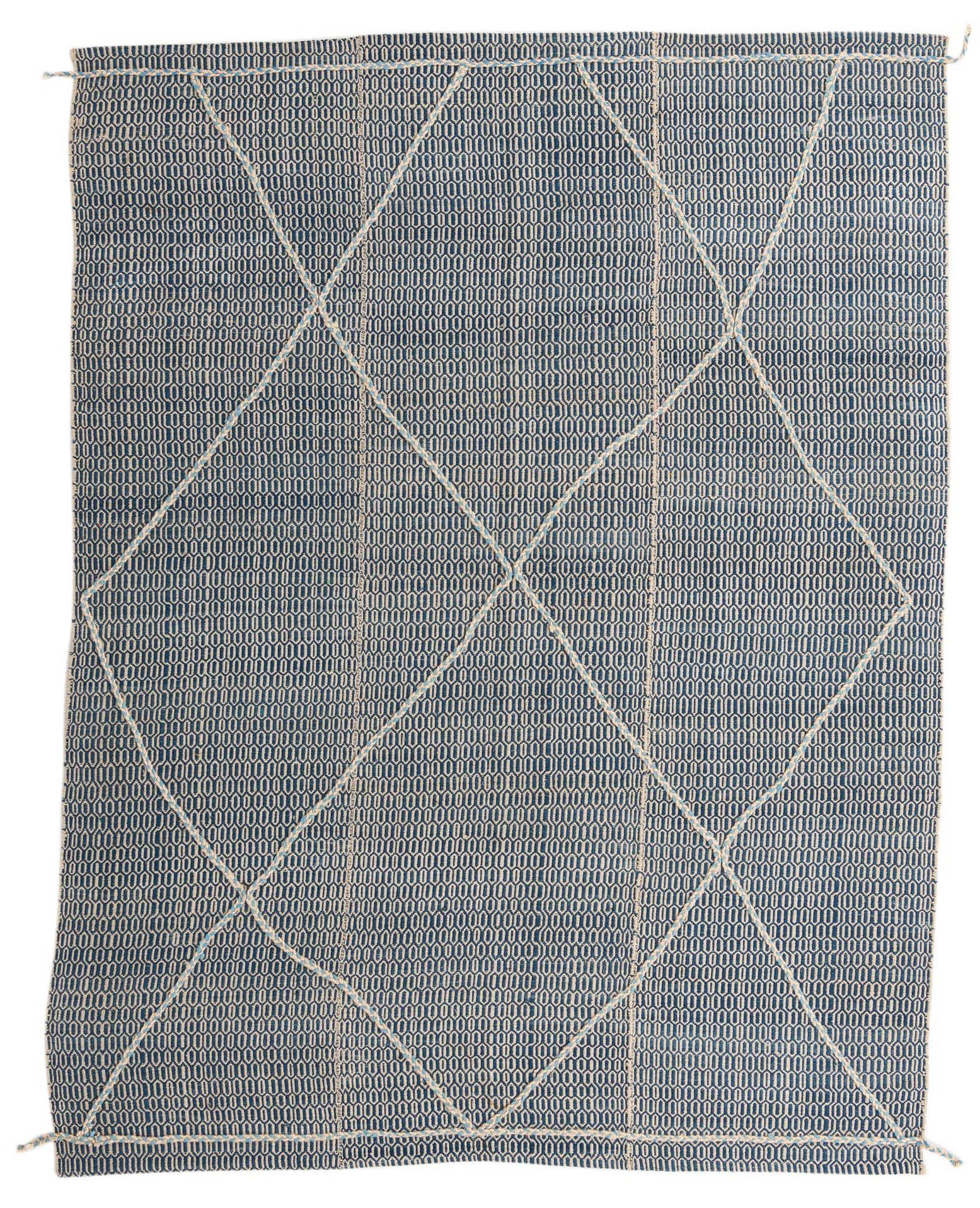 7' 8 x 9' 11 Hand Knotted Darya Wool Rug