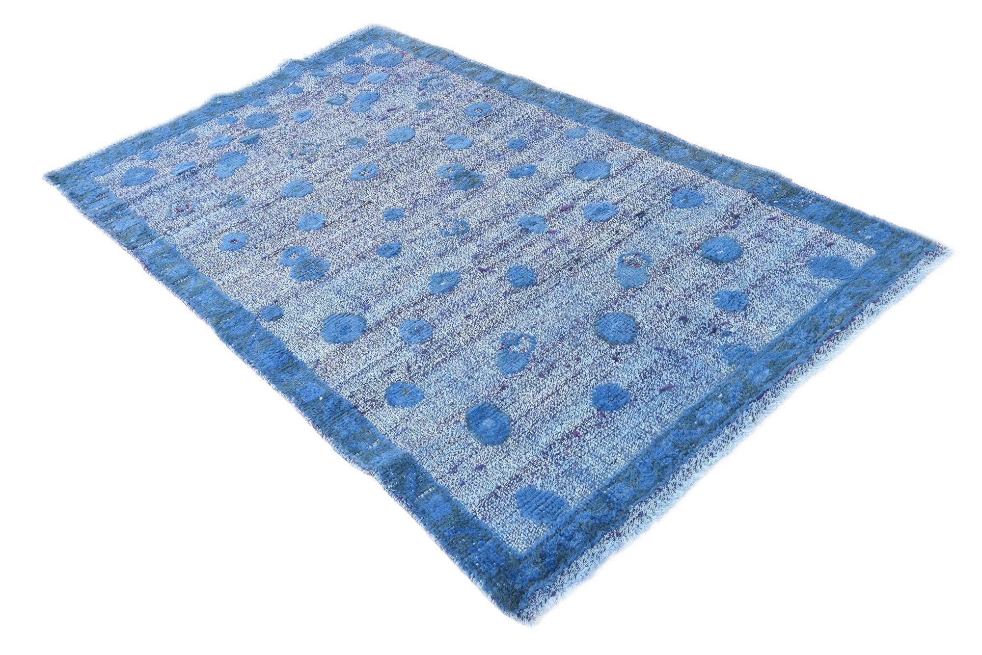 3' 9 x 6' 4 Hand Knotted Darya Wool Rug