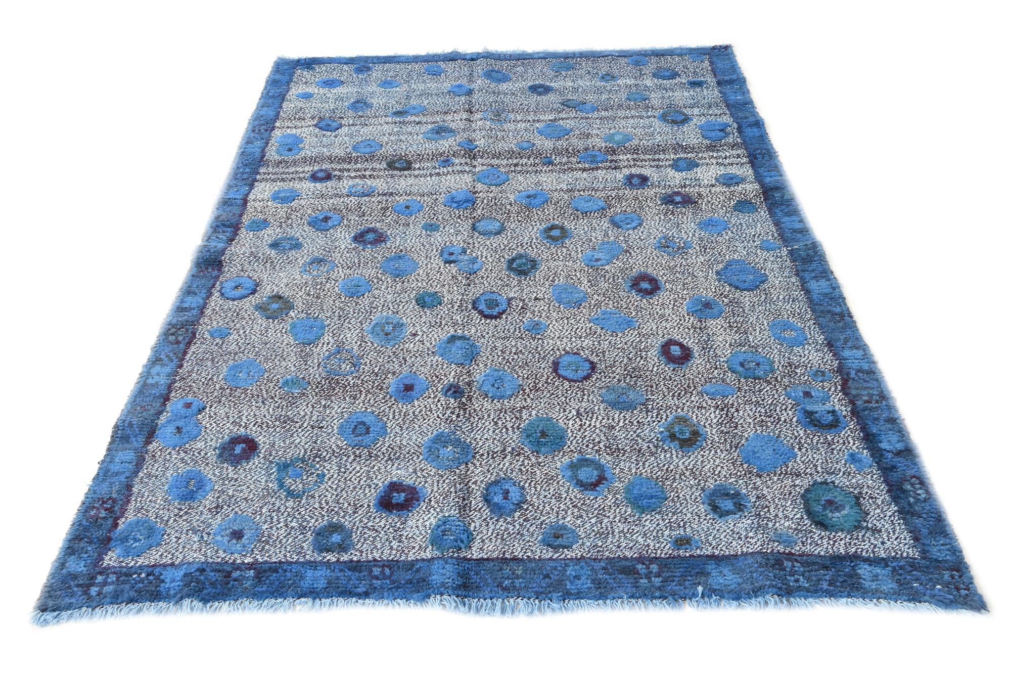 4' 11 x 6' 10 Hand Knotted Darya Wool Rug
