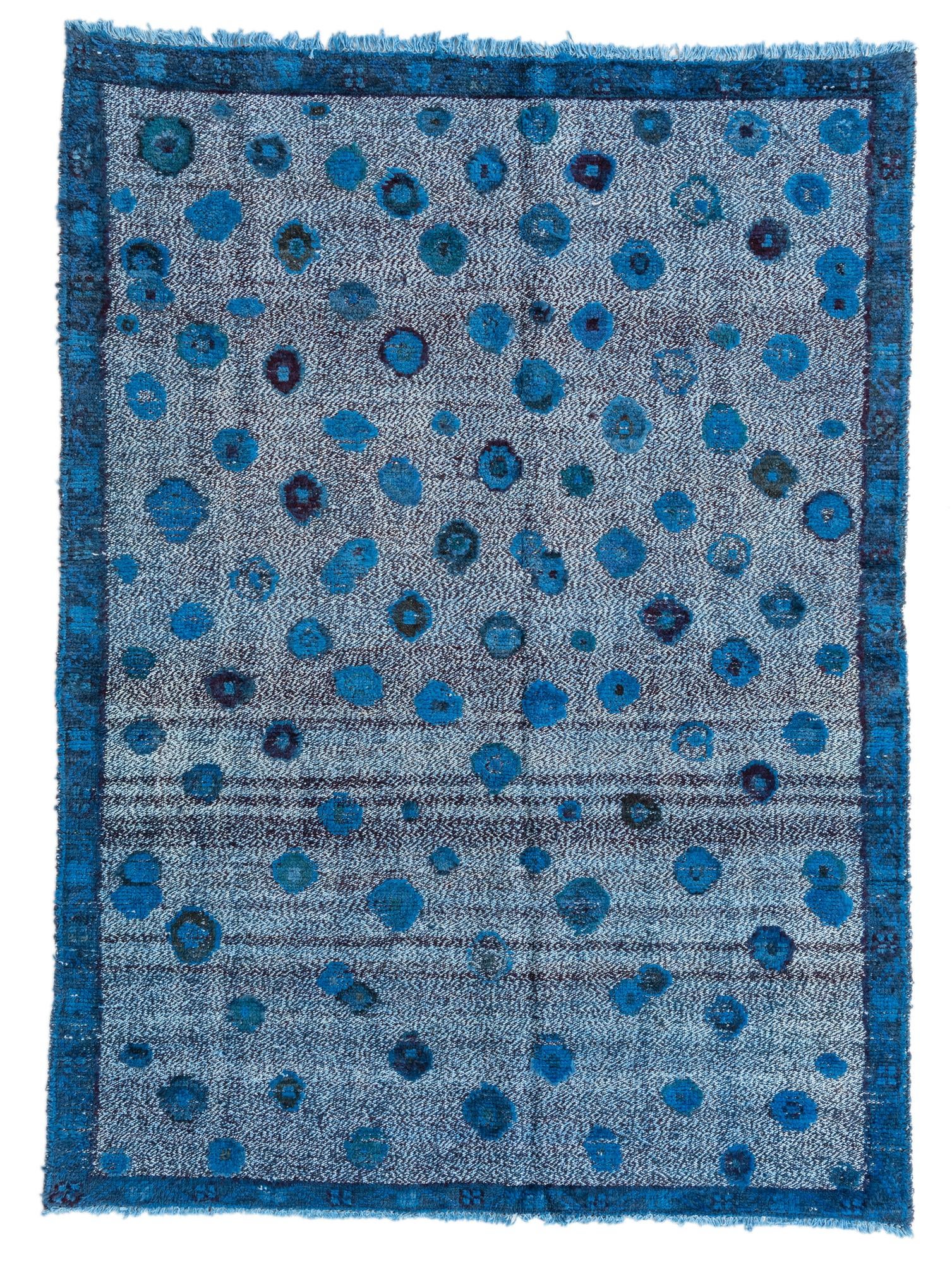 4' 11 x 6' 10 Hand Knotted Darya Wool Rug