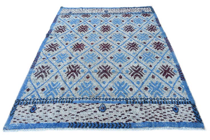 Detail image of 5' 11 x 8' 3 Hand Knotted Darya Wool Rug