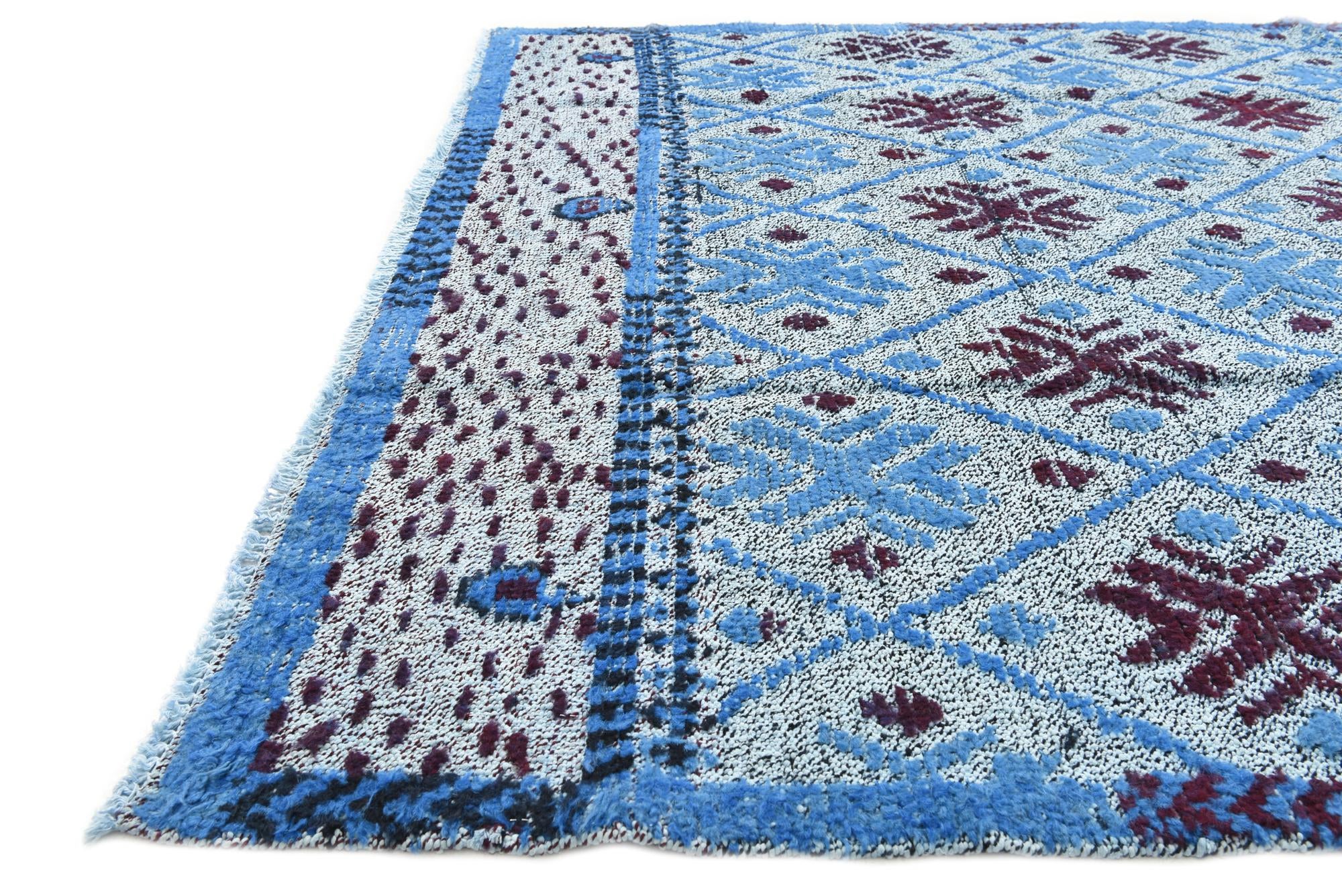 5' 11 x 8' 3 Hand Knotted Darya Wool Rug